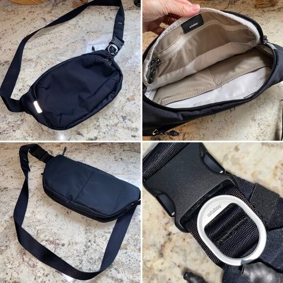 Orbitkey $89 Urban Sling Black Unisex Crossbody Travel Bag (4L) EUC - Picture 1 of 16